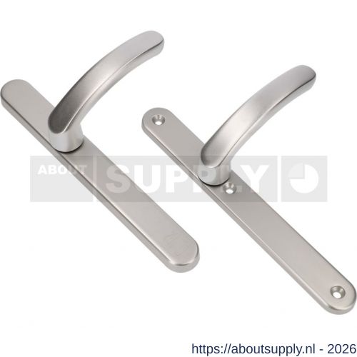 Ami VHB 257/32/2-378 veiligheids Rotaveer kruk-kruk smalschildgarnituur SKG** ovaal VHB deurkruk 378 Rota 257/32/2 blind F1 en deurkruk 378 Rota 257/32/2 blind deurdikte 53-57 mm - S10901589 - afbeelding 1