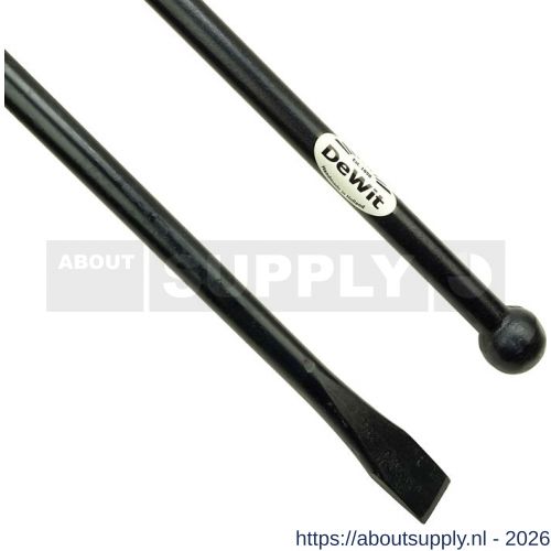 DeWit stootijzer 1000x28 mm knop en beitel - S29000021 - afbeelding 1