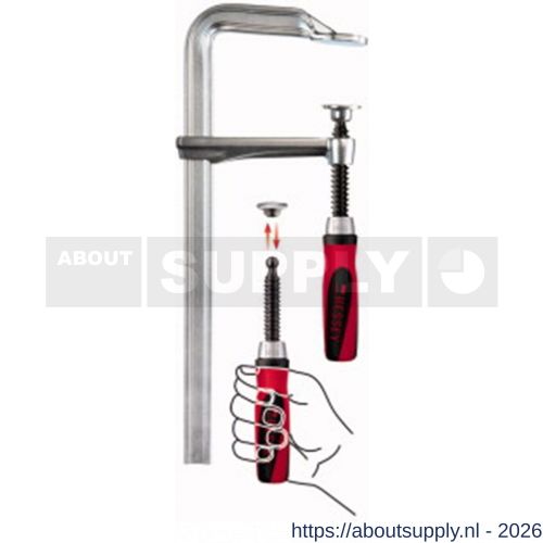 Bessey lijmtang geheel staal GZ-2K 500/120 mm - S10160810 - afbeelding 1