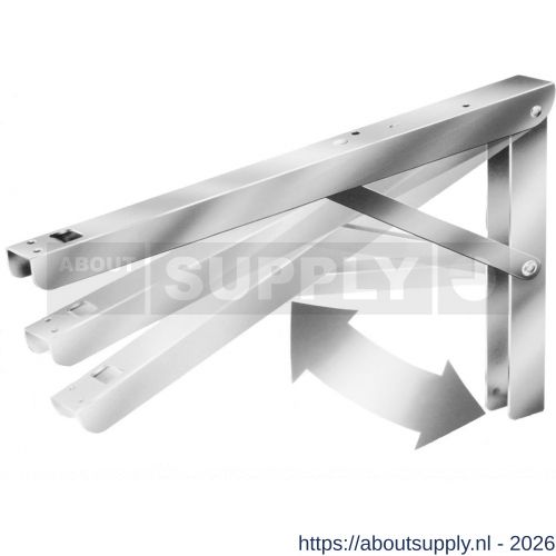 Vormann plankdrager verstelbaar 300x200 mm verzinkt - S51000135 - afbeelding 1