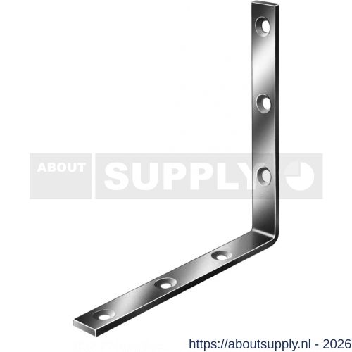 Vormann drempelhoeken 180x180x20x5 mm verzinkt - S51000069 - afbeelding 1