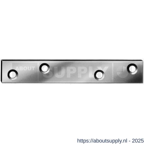 Vormann verbindingsplaat 100x15 mm RVS - S51000104 - afbeelding 1