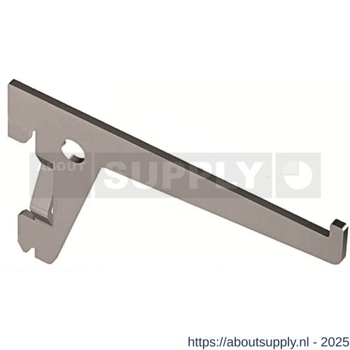 Vormann drager staal enkel 2 haken 300 mm wit - S51000005 - afbeelding 1