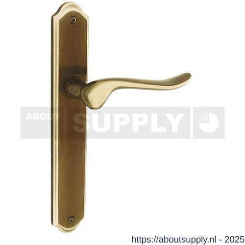Mandelli1953 690R PC85 Rondo deurkruk gatdeel rechtswijzend op langschild 260x47 mm PC85 brons - S21013565 - afbeelding 1