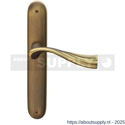 Mandelli1953 990R BB72 River deurkruk gatdeel rechtswijzend op langschild 238x40 mm BB72 mat brons - S21013720 - afbeelding 1
