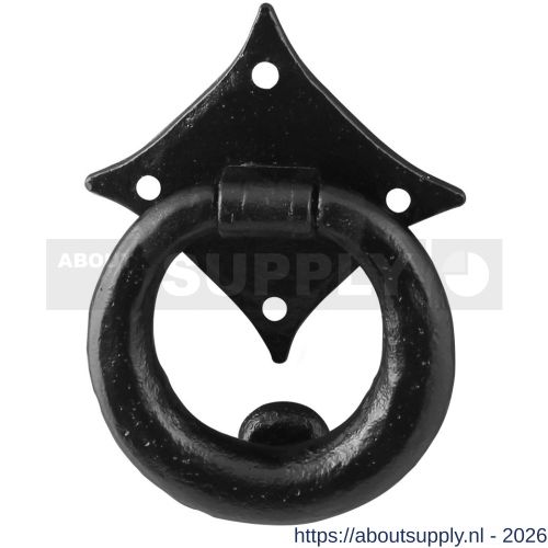 Kirkpatrick KP6058 deurklopper 160x120 mm smeedijzer zwart - S21006059 - afbeelding 1