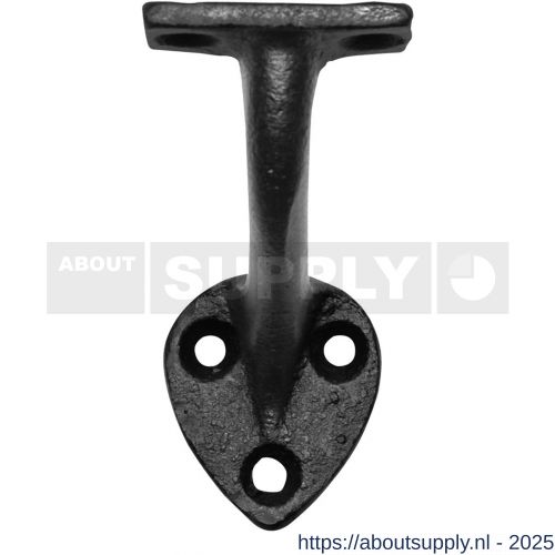 Kirkpatrick KP3491 leuninghouder 51 mm smeedijzer zwart - S21005227 - afbeelding 1
