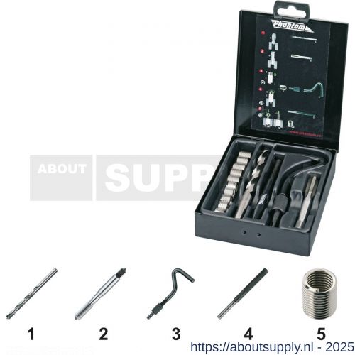 Phantom 28.871 set Phan-Coils metrisch fijn MF10x1‚0 mm - S40515323 - afbeelding 1