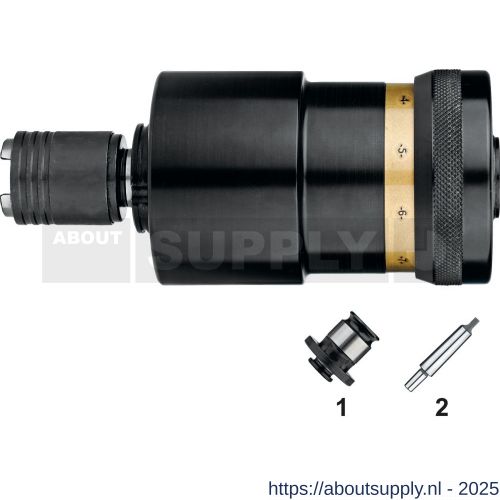 Phantom 81.545 tapapparaat met omkeerinrichting met druk- en trekcompensatie met instelbare slipkoppeling voor gebruik met tapinzetstukken grootte 1 M2-M12 J6 - S40503156 - afbeelding 1