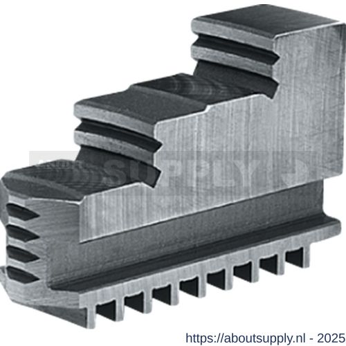 Bison 85.855 harde naar binnen getrapte bekken (draaibekken) voor 3-klauwplaat type 32** en 35** 100 mm set 3 stuks - S40501549 - afbeelding 1