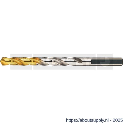 Phantom 11.446 HSS-E spiraalboor DIN 338 TiN-tip met drievlaks schacht (handgebruik) 13‚0 mm - S40527192 - afbeelding 1