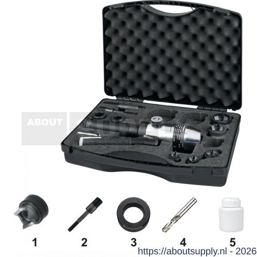 Phantom 69.790 set hydraulische handpomp en gatenponsen 67.120 PG9, PG11, PG13, PG16, PG21, PG29, PG36, PG42 en PG48 - S40500701 - afbeelding 1