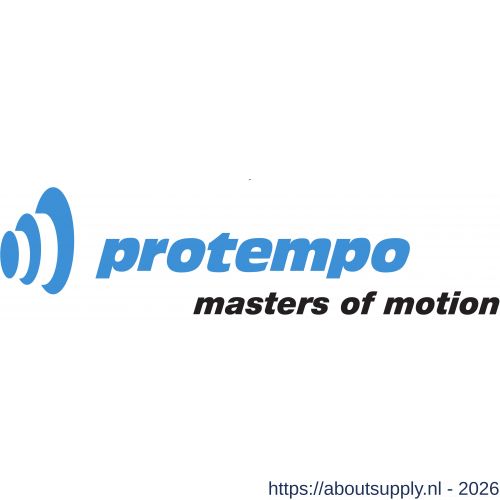 Protempo serie 65-73 zwenk apparatenwiel draadstift M10 PA gaffel PA 90 mm glijlager - S20910490 - afbeelding 1