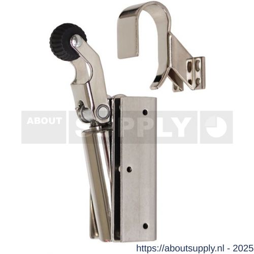 Dictator deuropvanger hydraulisch 1100 nikkel haak 1009 20 N cilinder regelbaar - S10100249 - afbeelding 1