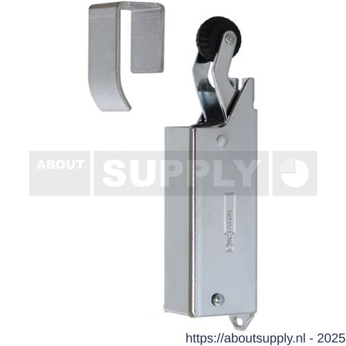 Dictator deuropvanger hydraulisch 1400 chroom haak 1014 50 N cilinder regelbaar - S10100146 - afbeelding 1