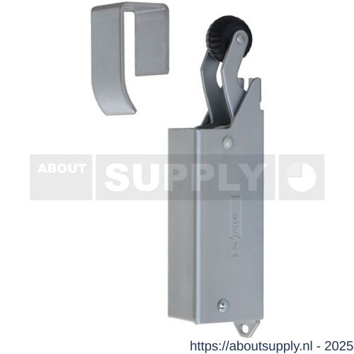Dictator deuropvanger hydraulisch 1400 mat chroom haak 1014 20 N cilinder regelbaar - S10100203 - afbeelding 1