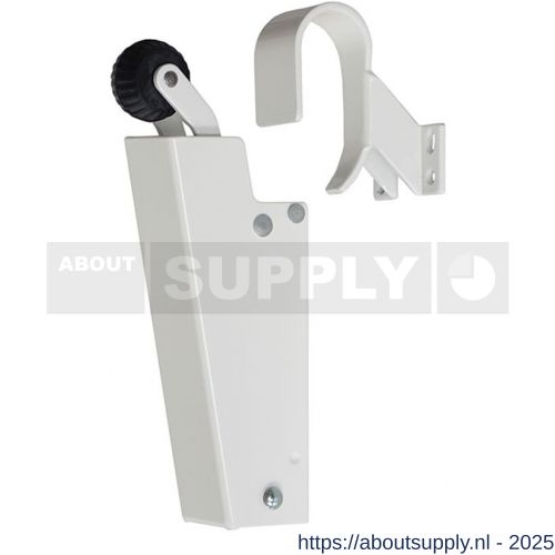 Dictator deuropvanger hydraulisch 1600 wit RAL 9010 haak 1009 50 N cilinder regelbaar 1300466 - S10100086 - afbeelding 1