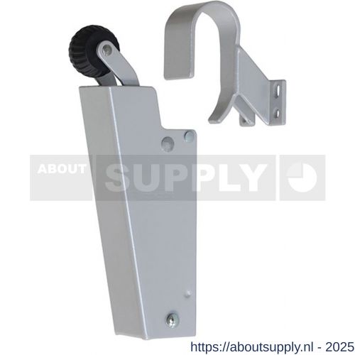 Dictator deuropvanger hydraulisch 1600 grijs RAL 9006 haak 1009 50 N cilinder regelbaar 1300467 - S10100087 - afbeelding 1