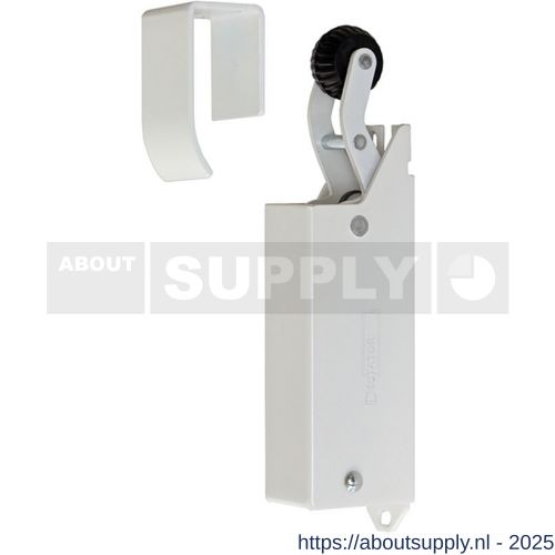 Dictator deuropvanger hydraulisch 1400 wit RAL 9010 haak 1014 20 N cilinder regelbaar 1300471 - S10100084 - afbeelding 1