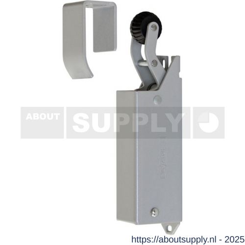 Dictator deuropvanger hydraulisch 1400 grijs RAL 9006 haak 1014 20 N cilinder regelbaar 1300472 - S10100085 - afbeelding 1