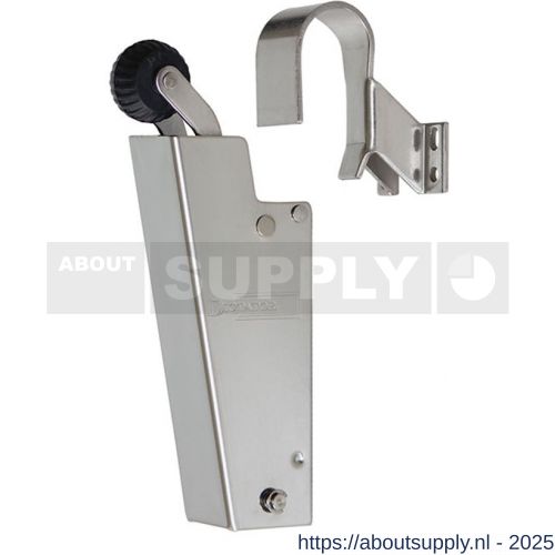 Dictator deuropvanger hydraulisch 1600 RVS A2 haak 1009 50 N cilinder regelbaar - S10100136 - afbeelding 1