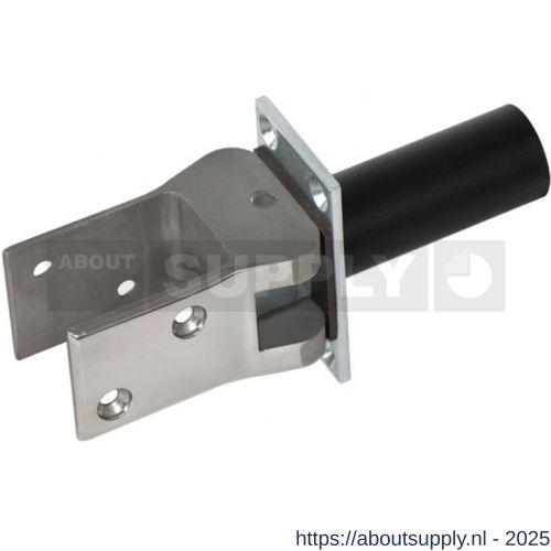 Hawgood deurveerscharnier 41-MV RVS met vaststelling - S10100012 - afbeelding 1