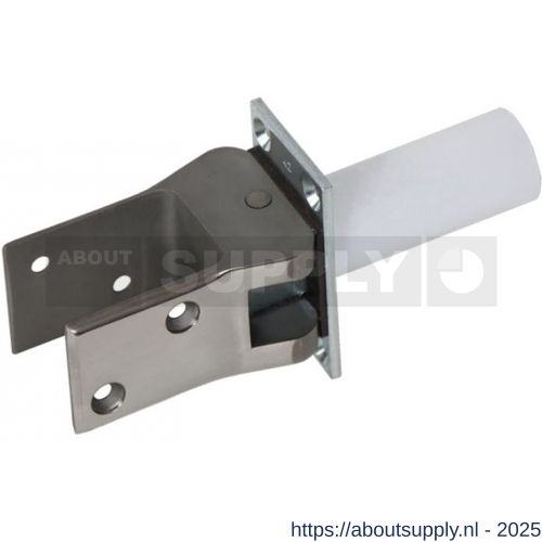 Hawgood deurveerscharnier 42-MV RVS met vaststelling - S10100013 - afbeelding 1