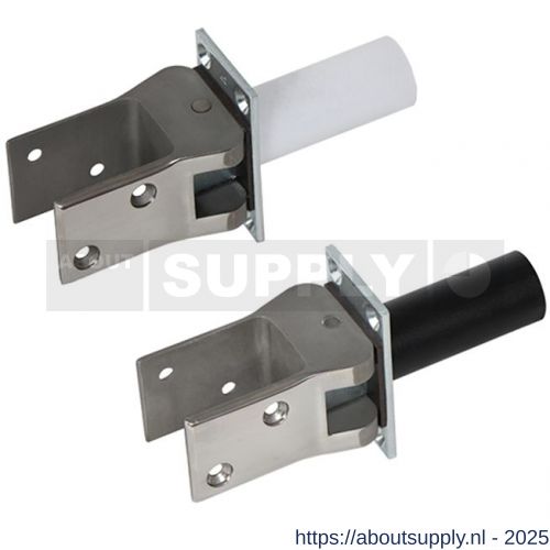 Hawgood deurveerscharnier 4241-MV RVS met vaststelling - S10100238 - afbeelding 1