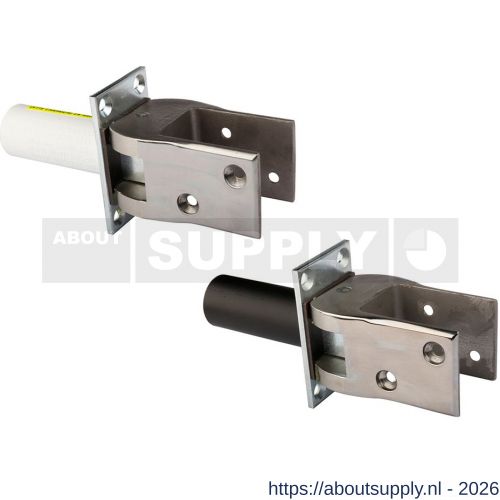 Hawgood deurveerscharnier 4241-ZV compleet RVS zonder vaststelling - S10100011 - afbeelding 1
