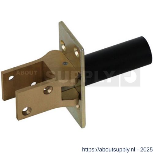 Hawgood deurveerscharnier 4500-E messing - S10100240 - afbeelding 1