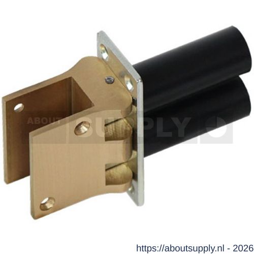 Hawgood deurveerscharnier 4500-D messing - S10100017 - afbeelding 1