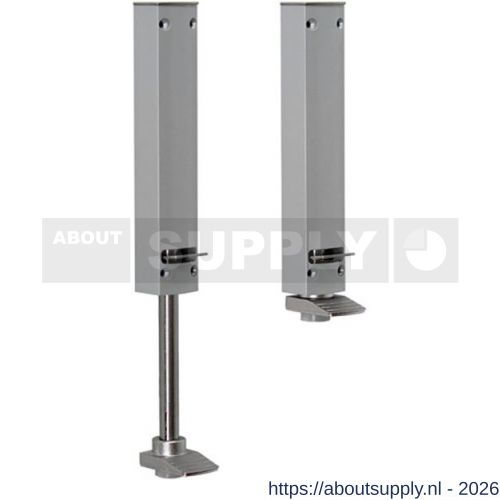 Dictator deurvastzetter Design Line ZE-120 slag tot en met 120 mm zilver - S10100270 - afbeelding 1