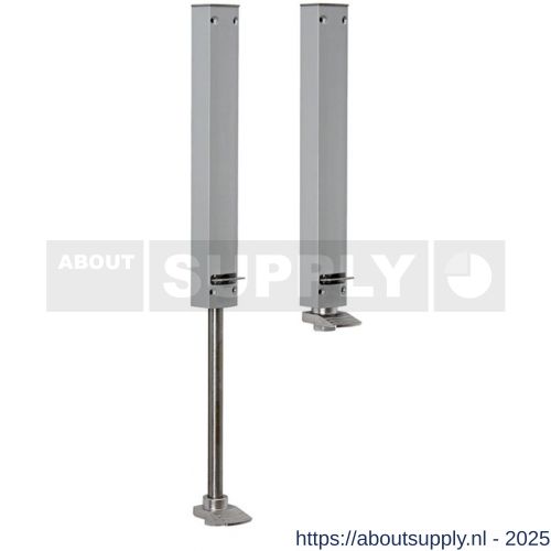 Dictator deurvastzetter Design Line ZE-200 slag tot en met 200 mm zilver - S10100213 - afbeelding 1