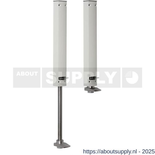 Dictator deurvastzetter Design Line ZE-200 slag tot en met 200 mm wit RAL 9010 - S10100214 - afbeelding 1