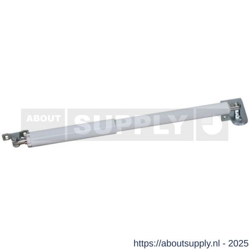 Dictator deur- en poortsluiter Direkt II 150 wit slag 150 mm 400 N inclusief bevestigingstoebehoren - S10100101 - afbeelding 1