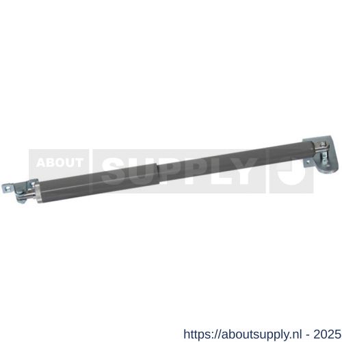 Dictator deur- en poortsluiter Direct II 150 grijs slag 150 mm 600 N inclusief bevestigingstoebehoren - S10100174 - afbeelding 1