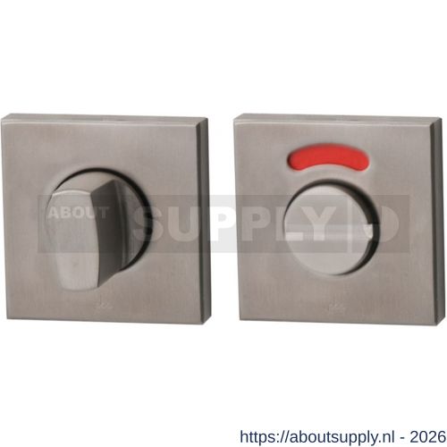 Tropex Vario Vierkant WC-garnituur rozet 304 8 mm inox - S11200633 - afbeelding 1