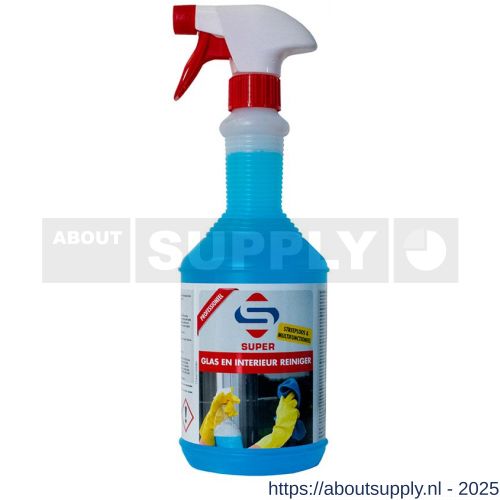 SuperCleaners glas en interieurreiniger 1 L - S51900013 - afbeelding 1